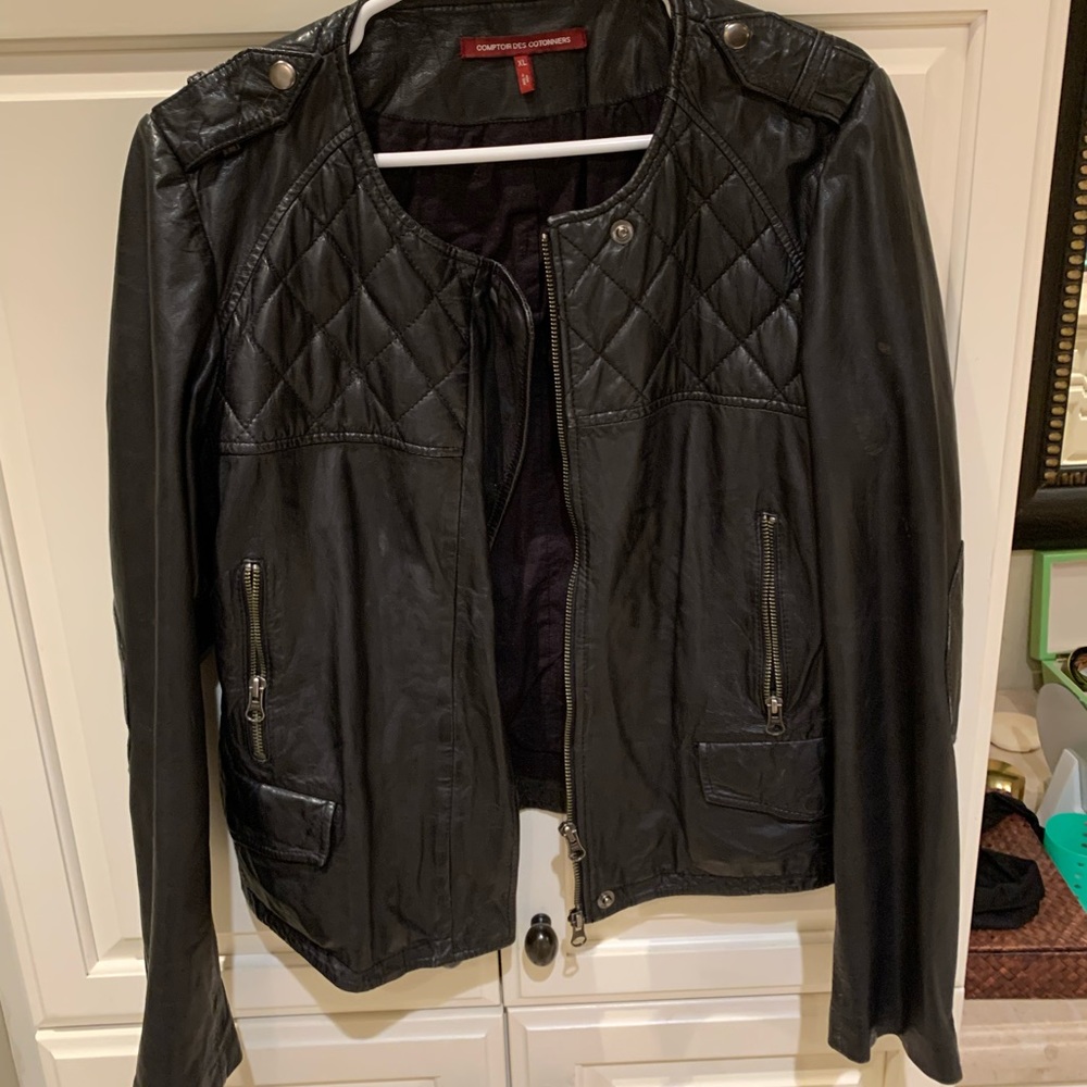 Comptoir des Cotonniers leather jacket